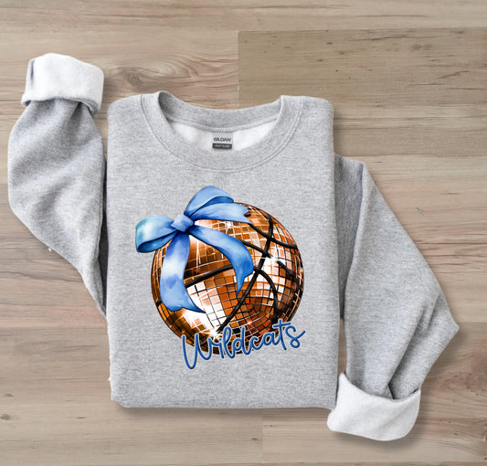 Digital wildcat basketball disco design